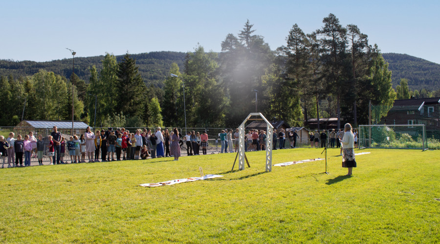 Portalsermoni og skoleavslutning hos Steinsfjorden Montessoriskole